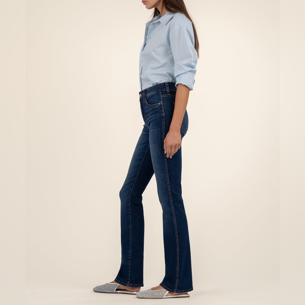 NWOT KUT From The Kloth Bootcut Jeans in Dark Wash. Size 10P. - Picture 4 of 10